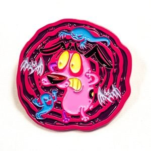 Pin Coraje el Perro Cobarde | Asustado