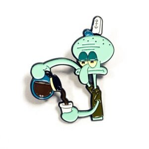 Pin Bob Esponja | Calamardo sirviendo café
