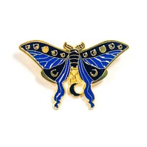 Pin Polilla Fases de la Luna
