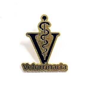 Pin Insignia Veterrinaria (portugués)