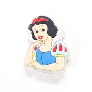 Pin tipo Crocs LED Blancanieves
