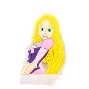 Pin tipo Crocs LED Rapunzel
