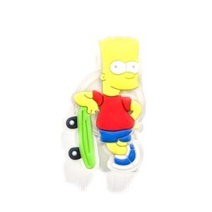 Pin tipo Crocs LED Los Simpson | Bart