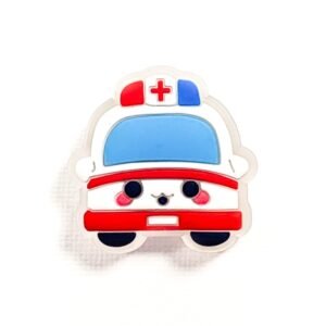 Pin tipo Crocs LED Ambulancia
