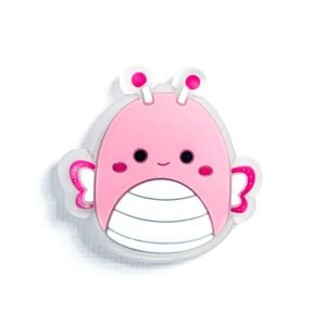 Pin tipo Crocs LED Dragón Rosa