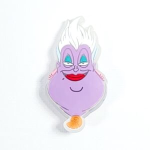 Pin tipo Crocs LED La Sirenita | Úrsula