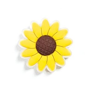 Pin tipo Crocs LED Girasol