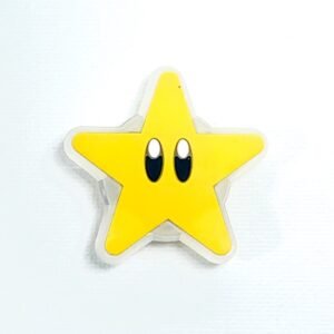 Pin tipo Crocs LED Mario Bros | Estrella
