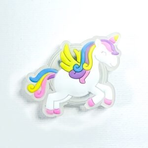 Pin tipo Crocs LED Unicornio 2