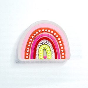 Pin tipo Crocs LED Arcoiris