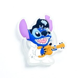 Pin tipo Crocs LED Stitch Elvis