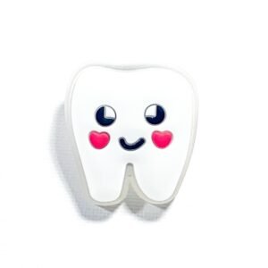 Pin tipo Crocs LED Muela Feliz
