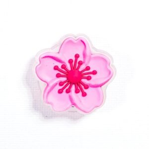 Pin tipo Crocs LED Flor Sakura