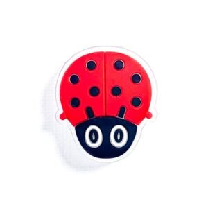 Pin tipo Crocs LED Mariquita Bug