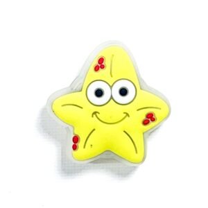 Pin tipo Crocs LED Estrella de Mar