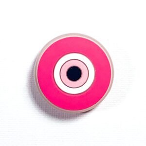 Pin tipo Crocs LED Ojo Turco Rojo 2