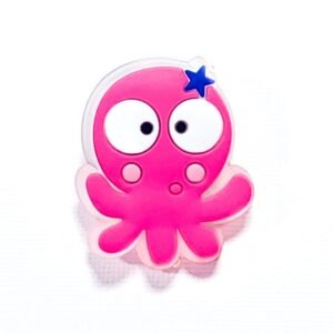 Pin tipo Crocs LED Pulpo
