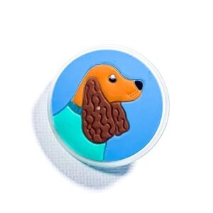 Pin tipo Crocs LED Perro Cocker Spaniel