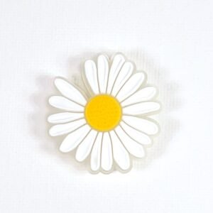 Pin tipo Crocs Glowing Flor Margarita