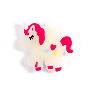 Pin tipo Crocs Glowing Unicornio 4