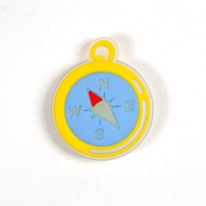Pin tipo Crocs Glowing Brújula