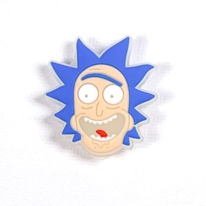 Pin tipo Crocs Glowing Rick y Morty | Rick Sanchez