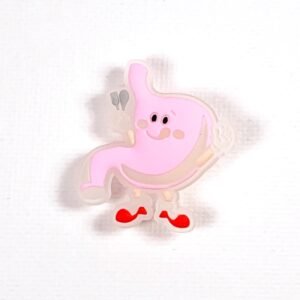 Pin tipo Crocs Glowing Estómago 2