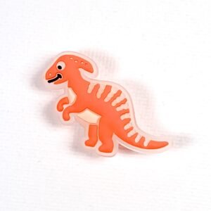 Pin tipo Crocs Glowing Dinosaurio | Parasaurolophus