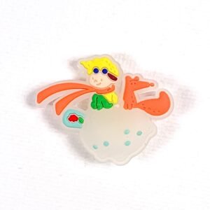 Pin tipo Crocs Glowing El Principito y El Zorro