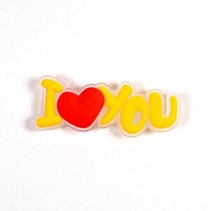 Pin tipo Crocs Glowing I Love You