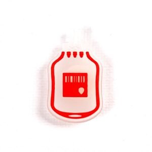 Pin tipo Crocs Glowing Donación de Sangre