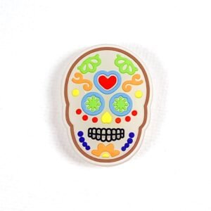 Pin tipo Crocs Glowing Calavera