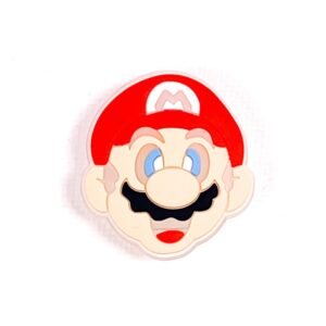Pin tipo Crocs Glowing Mario Bros