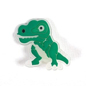 Pin tipo Crocs Glowing Dinosaurio | Tiranosaurio Rex