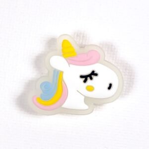 Pin tipo Crocs Glowing Unicornio