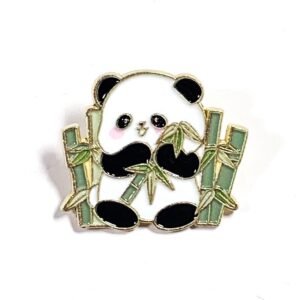 Pin Panda Bambú