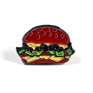 Pin Hamburguesa Dinero
