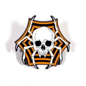 Pin Calavera Craneo Araña
