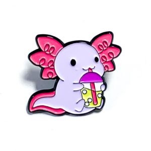 Pin Ajolote Boba Tea