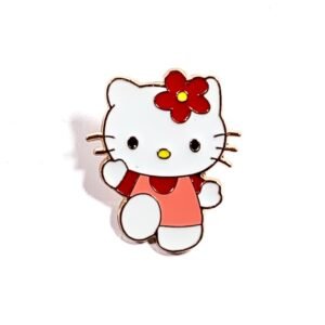 Pin Sanrio | Hello Kitty Saludando