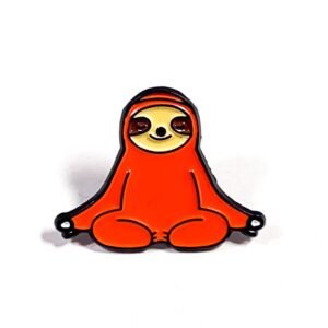 Pin Oso Perezoso Meditando