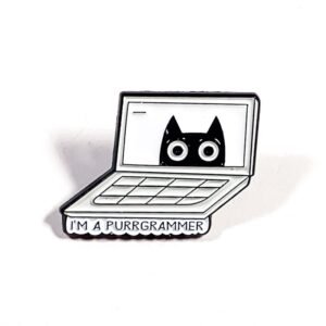 Pin Gato en Computadora I'm a Purrgrammer