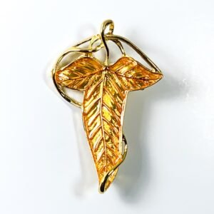 Pin El Señor de Los Anillos | Hoja de Lórien Ámbar Dorado