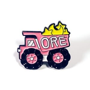 Pin Camión Rosa Con Estrellas y Luna Ore