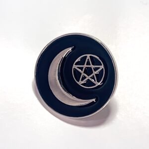 Pin Luna y Pentagrama