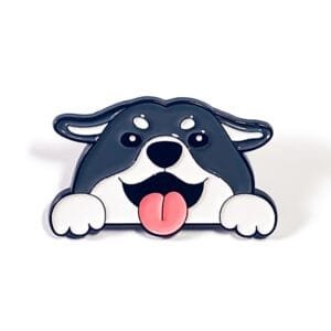 Pin Perro Shiba Inu Negro