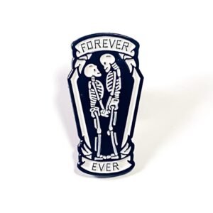 Pin Calaveras en Ataúd Forever Ever