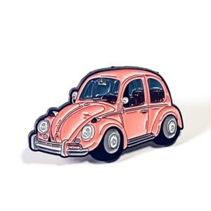 Pin Carro VW Escarabajo Rosa