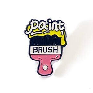 Pin Brocha Rosa Paint Brush