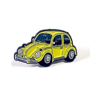 Pin Carro VW Escarabajo Amarillo
